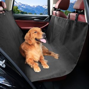 KYG Car Seat Cover for Dogs, 600D Oxford, Waterproof, Non-Slip and Anti-Scratch Car Back Seat Cover, Universal 146 x 146 cm