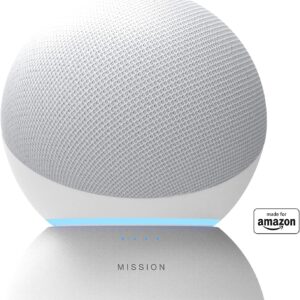 Base con batería Made for Amazon, para Echo (4.ª generación), Blanco