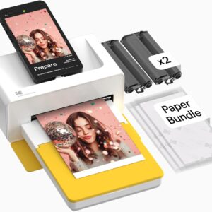 KODAK Dock Plus 4PASS Instant Photo Printer (10 x 15 cm) + Pack with 40 Sheets