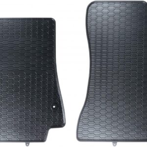 GEYER & HOSAJA Rubber Car Mats 845/2C Compatible with Citroen Berlingo II 2 pc. (2008-2018) and Peugeot Partner II 2 pc. (2008-2019)