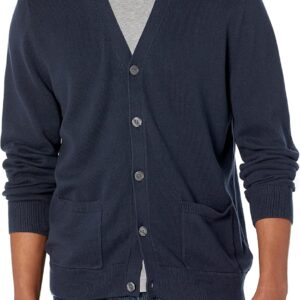 Amazon Essentials Men's Cotton Cardigan Sweater