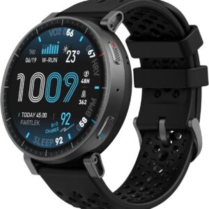 Amazfit Active MAX Smart Watch, 1.5" AMOLED Display, Up to 25 Days Battery, Offline Maps, NFC, GPS, 170+ Sports, Waterproof, Heart Rate and Sleep, Smartwatch for Android iPhone