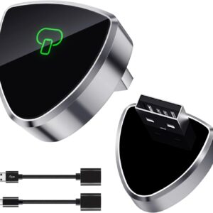 Wireless Carplay Adapter Android Auto 2-in-1, Plug and Play, Mini and Stable, Car Play Adapter Converts Cable to Wireless for Cars 2016+, iOS 10+, Android 11+