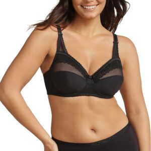 Playtex Women's Classic Micro Support Microfiber Lace Underwire Bra x1